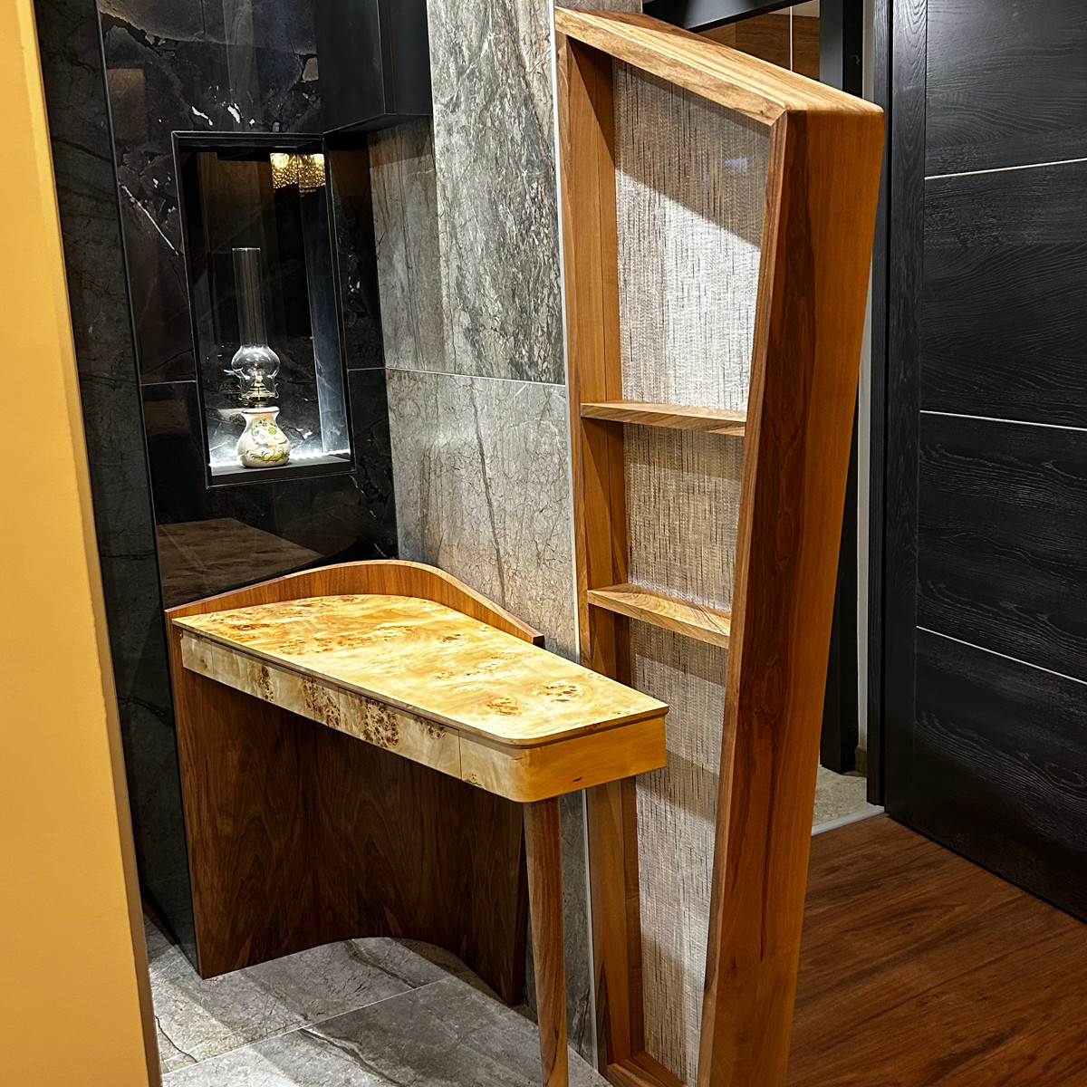 Coiffeuse étagère