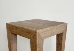 Tabouret - détail sur l'angle