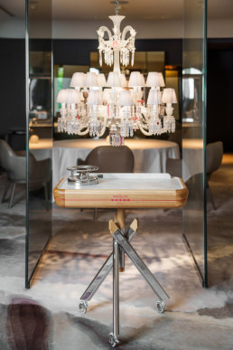 Trolley de service PIC/TheMacallan en salle -vue de face